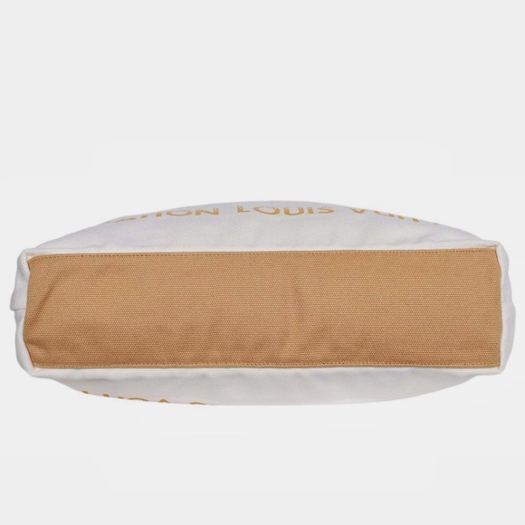 Louis Vuitton Limited Edition Fondation Tote Bag in Cream and Tan - Picture 15 of 16